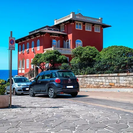 Villa Fignoni - Attico Panoramico Fronte Mare O Camera Matrimoniale Con Bagno Privato Alghero Exterior photo