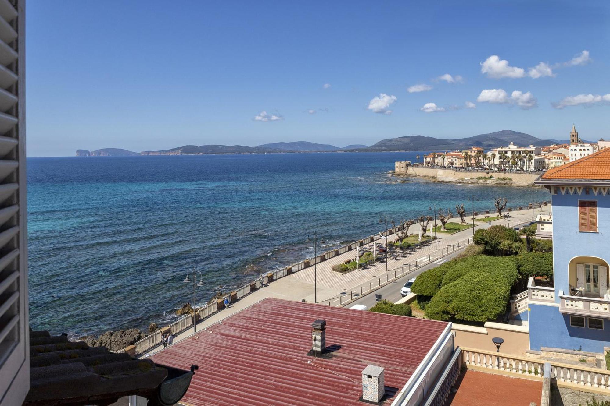 Appartement Fignoni - Attico Panoramico Fronte Mare O Matrimoniale Con Bagno Privato Alghero
